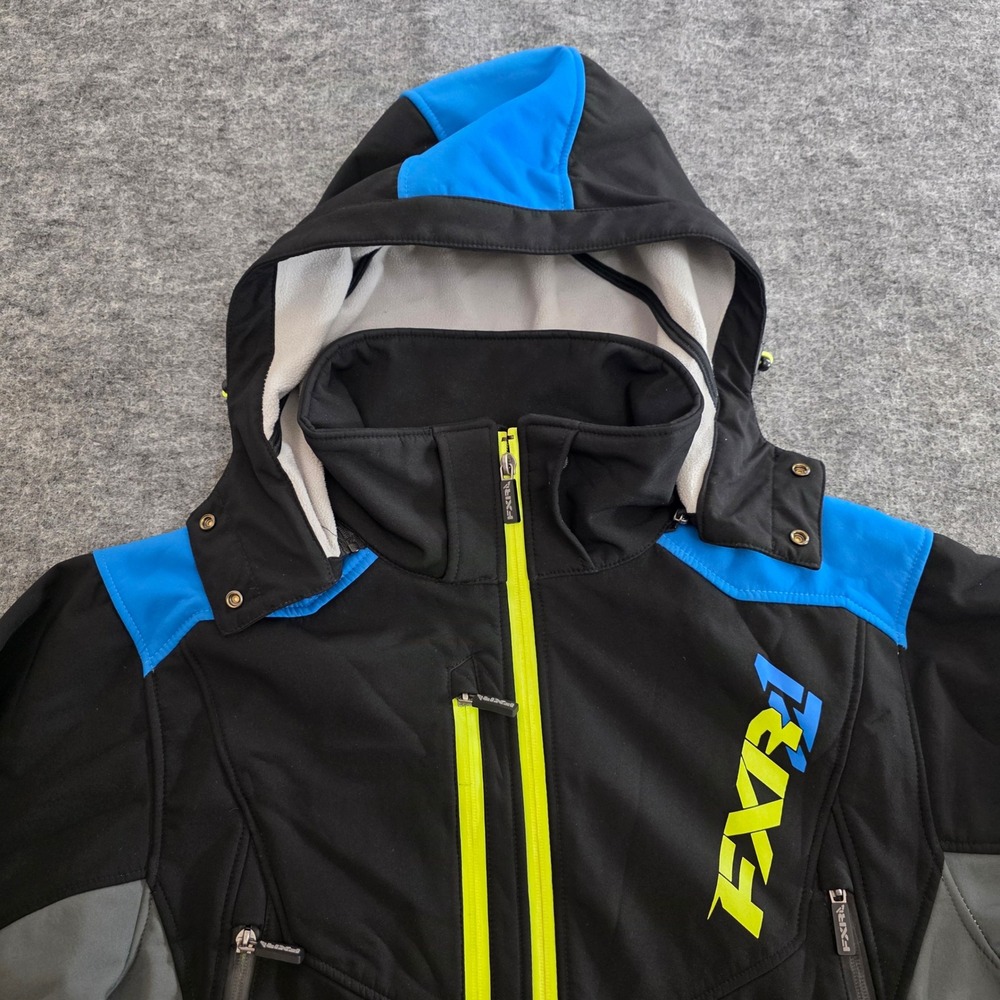 Men's Black and Blue Jacket - Picture 2 of 15